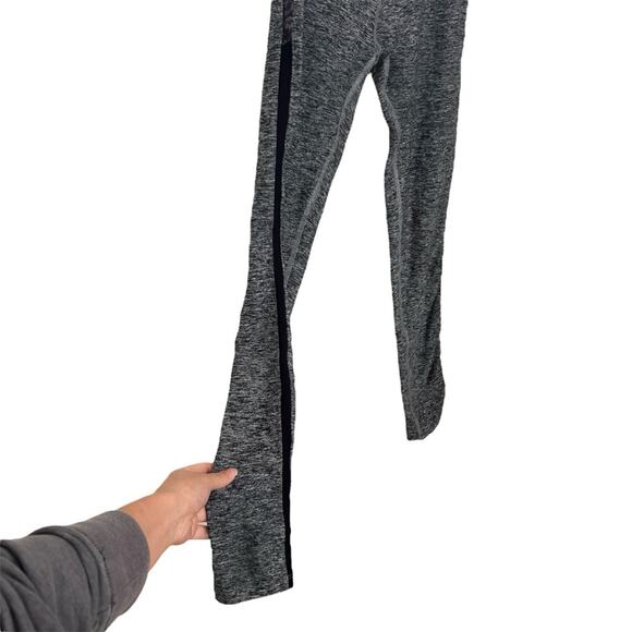 Beyond Yoga Gray Spacedye Black Mesh Side Leggings S Mid-Rise - Picture 4 of 6